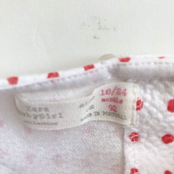 ZARA red polka dot dress EUC 18-24 months - Picture 4 of 5